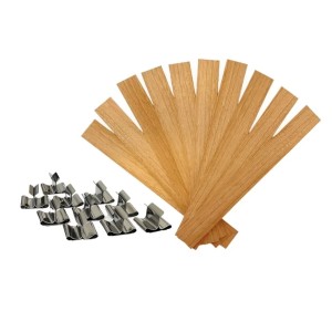 KIT PAVIO DE MADEIRA 13CM  C/10 UNIDADES