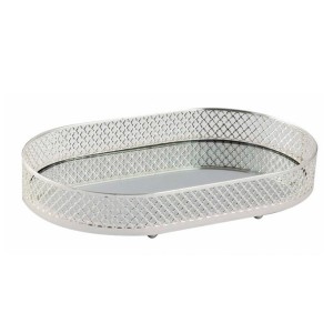 Bandeja Dubai Prata Média (39.5x26x6cm) - Ref.65002