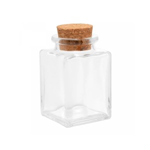 POTE DE VIDRO C/ ROLHA 90ML - REF. 5419