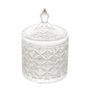 POTICHE DEC. CRISTAL DE CHUMBO LILE 10X15,5CM - Ref. 4287