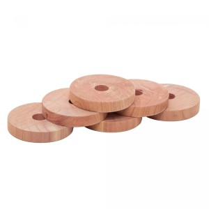 CJ 6 ANEIS DE CEDRO 4,5 CM REF. 5261