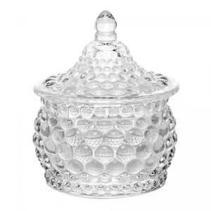 POTICHE DE VIDRO HAT BALLS 8CM X 8CM X 9,5CM -  29344