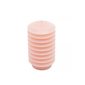 VELA DE PARAFINA ROSCA ROSE 6CM X 10CM - REF. 61544