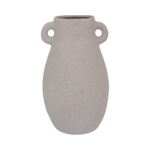 VASO CERAMICA BEGE - REf.19555