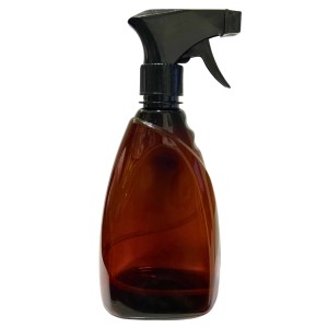 PET BORRIFADOR 500ML AMBAR C/ GATILHO PRETO R28/410 - UND