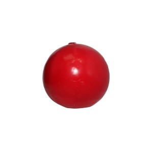 VELA BOLA 03 VERMELHA LISA - REF. V282.05L