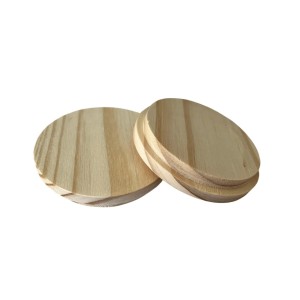 TAMPA DE MADEIRA COPO WHISKY 8.2CM