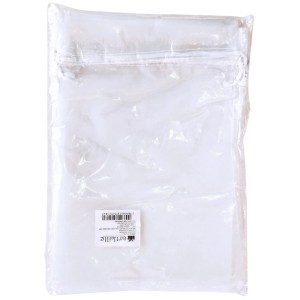 SACO DE ORGANZA G (15X18) BRANCO C/ 10 UNIDADES